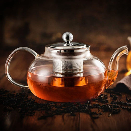 800ml teapot with stainless steel infuser